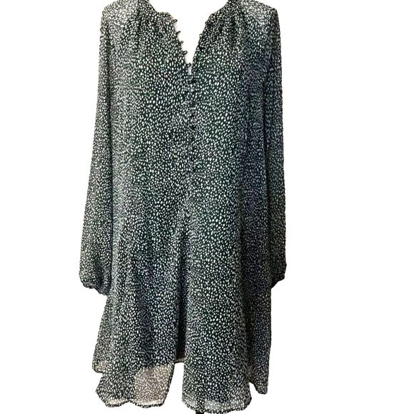 Joie Long Sleeve Chiffon Flowing Dress - Size XL - NWT - Picture 2 of 8